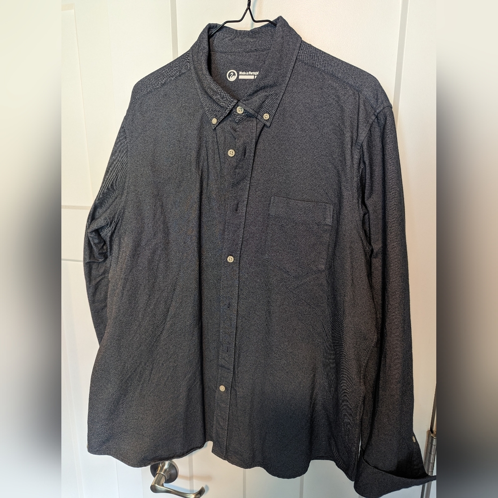 Outlier NYCO Oxford Chambray Blue XL